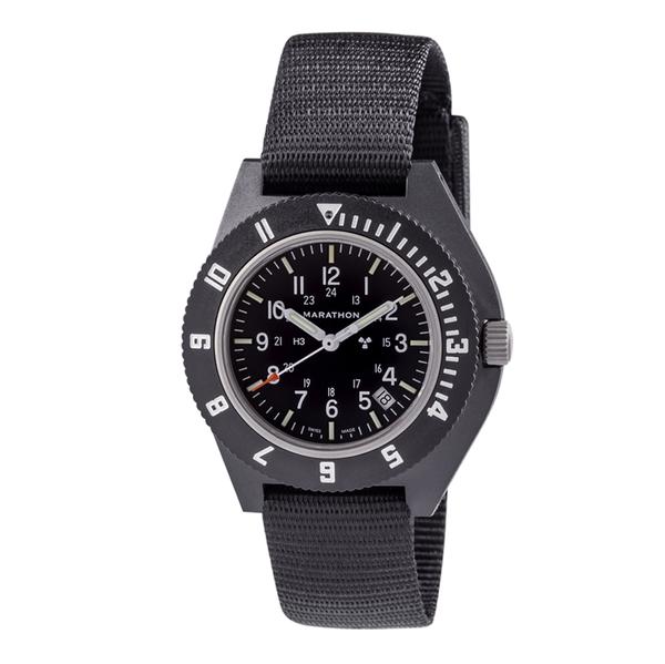 marathon military watch brand with detailed dial