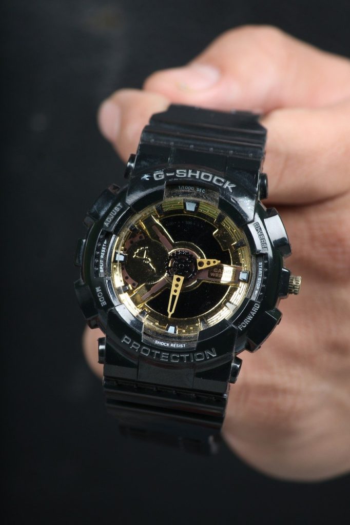 g-shock tactical watch with rugged looks