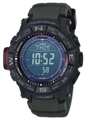 Fully digital solar-powered timepiece for hunting