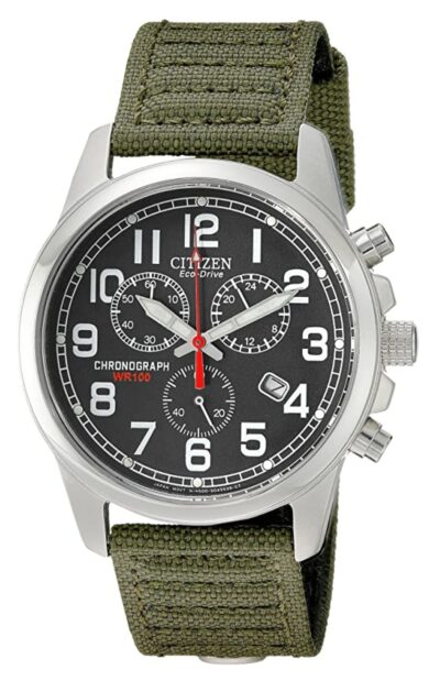 Military-inspired Citizen watch with subdials