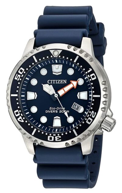 Citizen dive watch with solar quartz movement