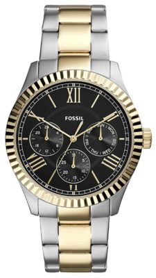 One of the best Fossil watches with gold and silver tone