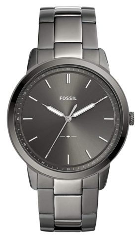 A minimalist slim Fossil piece with grey tone