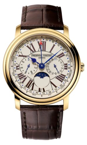 One of the best men's moon phase watches from Frederique Constant