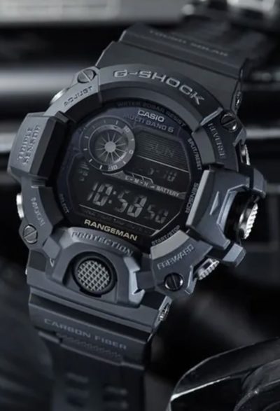 Digital watch with dark appeal