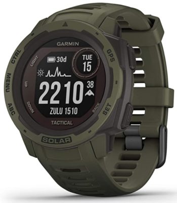 Garmin watch with solar power and GPS function