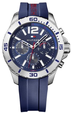 Tommy Hilfiger sports watch with stopwatch subdials