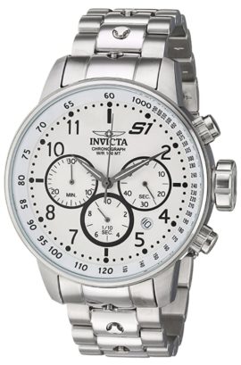 Silver-toned Invicta racing watch