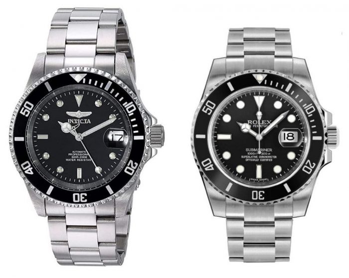 invicta pro diver rolex submariner