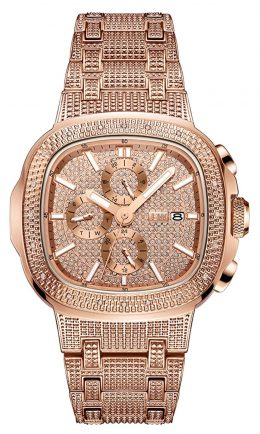 extravagant JBW piece with rose-gold steel case