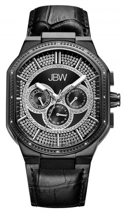 affordable diamond watch with black appeal