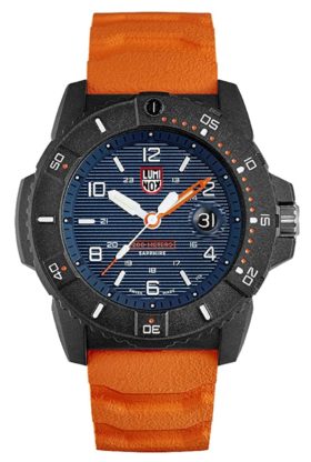 Luminox watch with blue face and nice luminosity