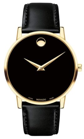 Gold-toned minimalist Movado watch