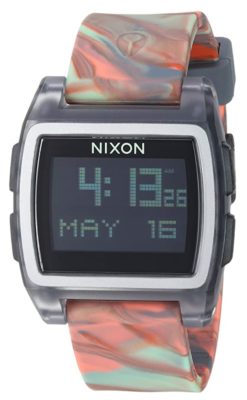 Tide watch with digital screen and colorful rubber band