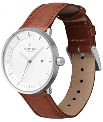 An ultra-minimalist Nordgreen watch approrpriate for formal attires