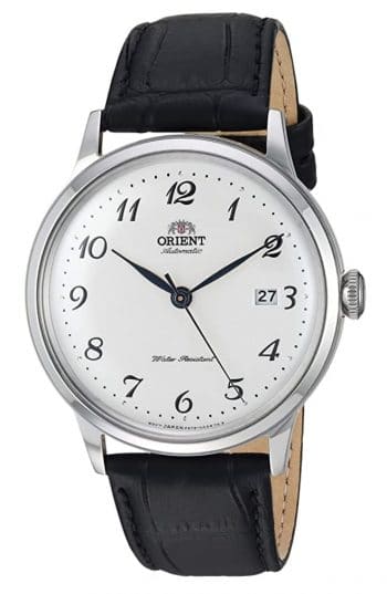 Elegant Orient dress watch with analog dial