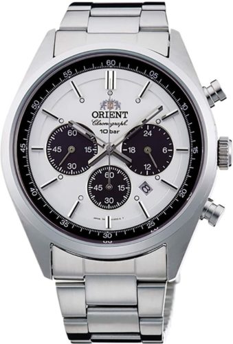 Panda-style Orient chronograph with solar power