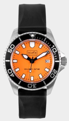  Orange dial dive watch from Scurfa
