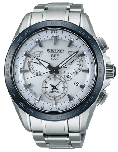 Seiko solar atomic watch with GPS technology