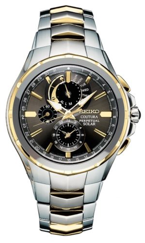 Gold-and-silver Seiko Coutura among the best solar watches