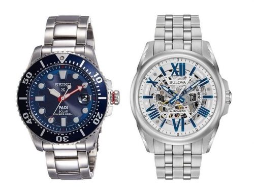 Seiko professional diver vs Bulova skeleton watch