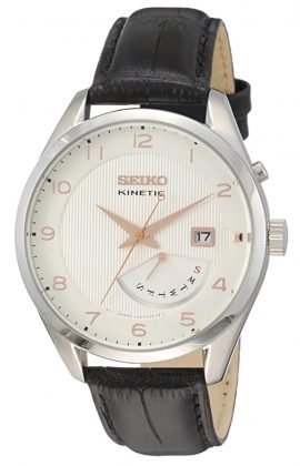 Beige watch with laid-back design