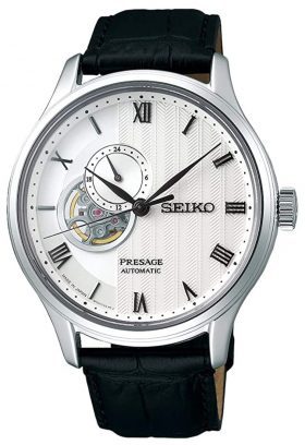 Open-heart Seiko premium class timepiece