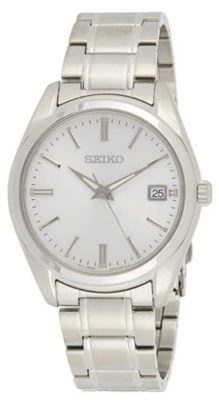 An ultra-thin Seiko men's watch