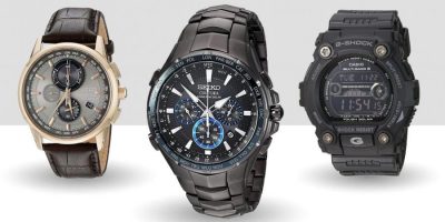 Solar atomic watches