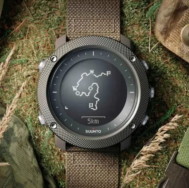 A survival watch with knurled bezel 