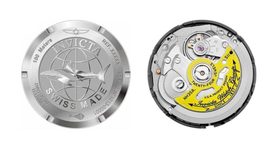 Invicta watch movements