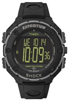 Large Timex watch with digital display