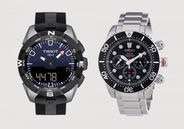 Solar watches compared