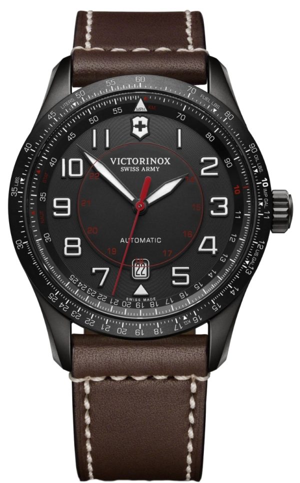 mechanical movement Victorinox pilot watch