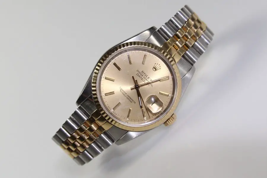 Vintage Rolex watch with acrylic glass
