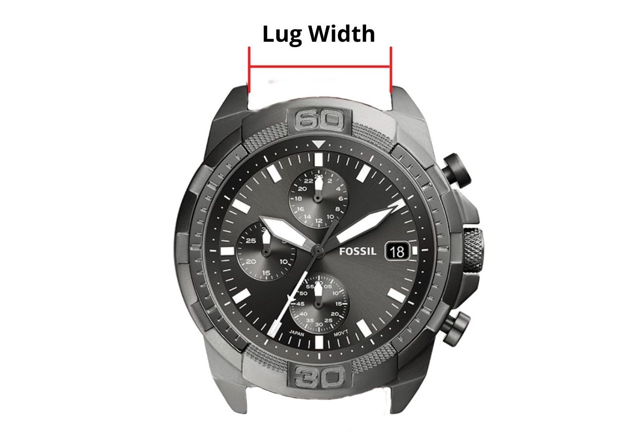 Measuring watch lug width